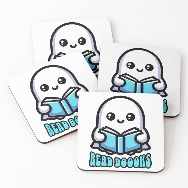 Item preview, Read Boooks! Cute Reading Ghost Pun designed and sold by PMCreative.