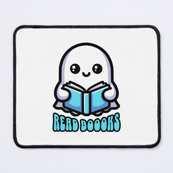 Item preview, Read Boooks! Cute Reading Ghost Pun designed and sold by PMCreative.