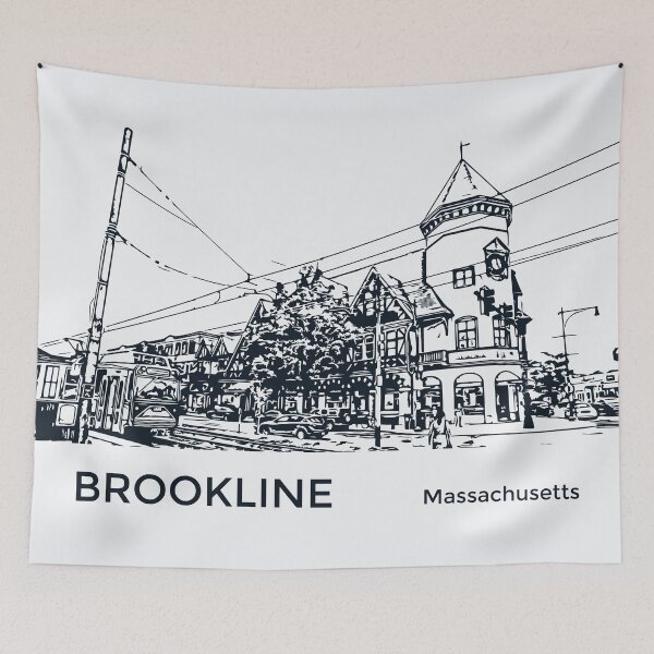Item preview, Brookline Massachusetts designed and sold by Lakeric Cityscapes.