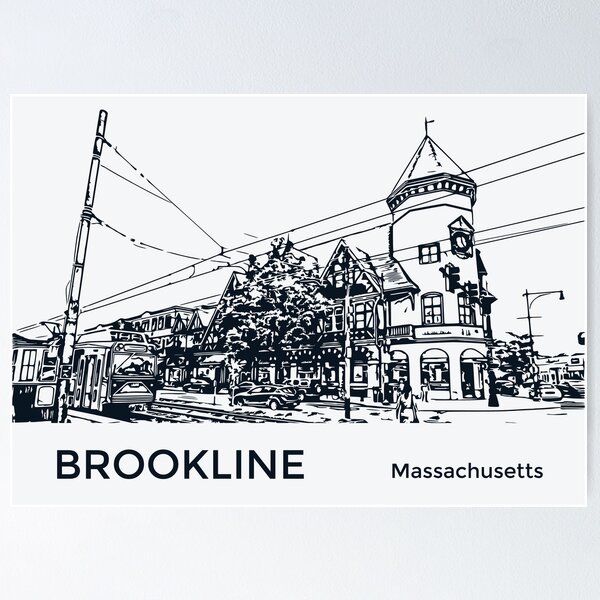 Artikel-Vorschau von Brookline, Massachusetts, designt und verkauft von Lakeric.