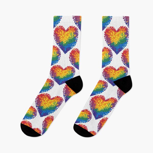 Item preview, Rainbow Hearts in Heart designed and sold by JoanNinjaHen.
