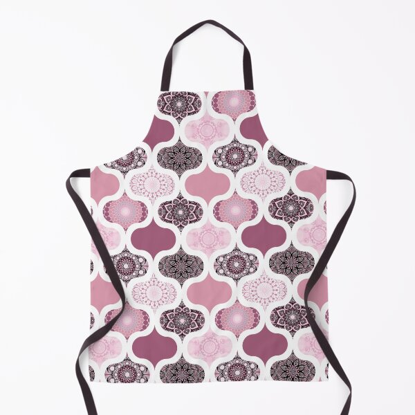 Item preview, Dusky Rose Dot Mandalas Ogee Patchwork Cheater Quilt designed and sold by Triplicate Limited.