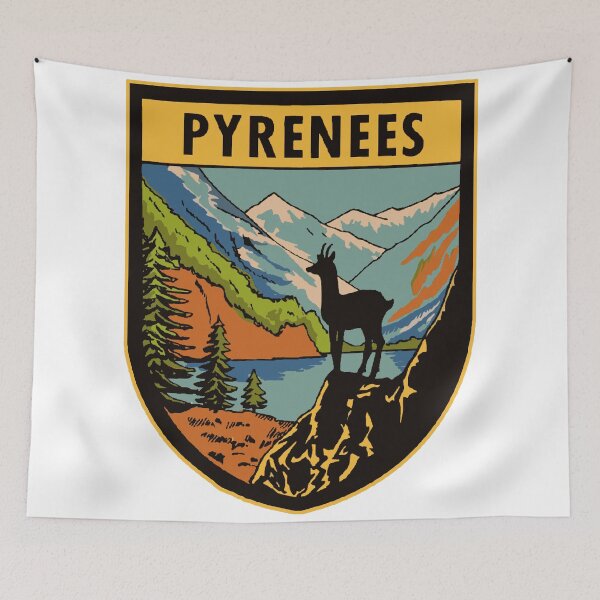 Item preview, Pyrenees Vintage Style Decal designed and sold by Decal Mania.
