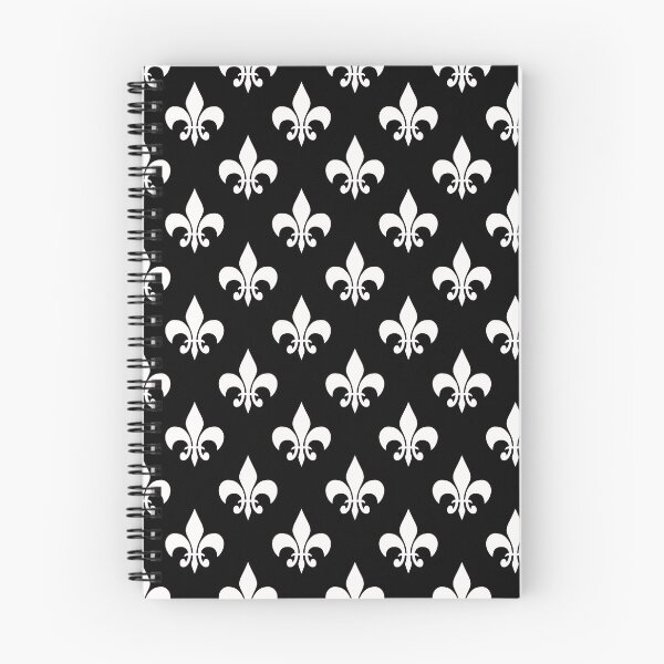Item preview, Black White Fleur-De-Lis  designed and sold by PatternTitan.