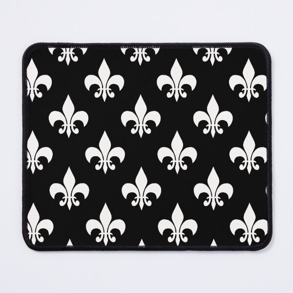 Item preview, Black White Fleur-De-Lis  designed and sold by PatternTitan.