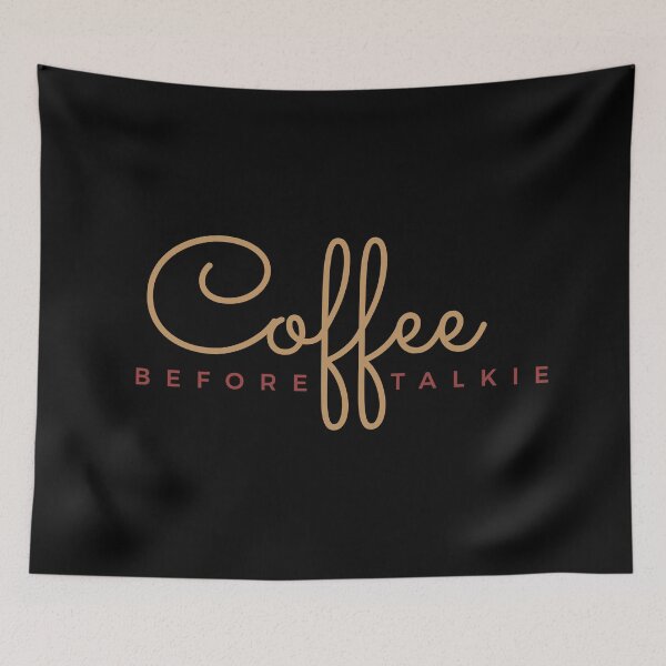 Item preview, Coffee Before Talkie designed and sold by Rott515.
