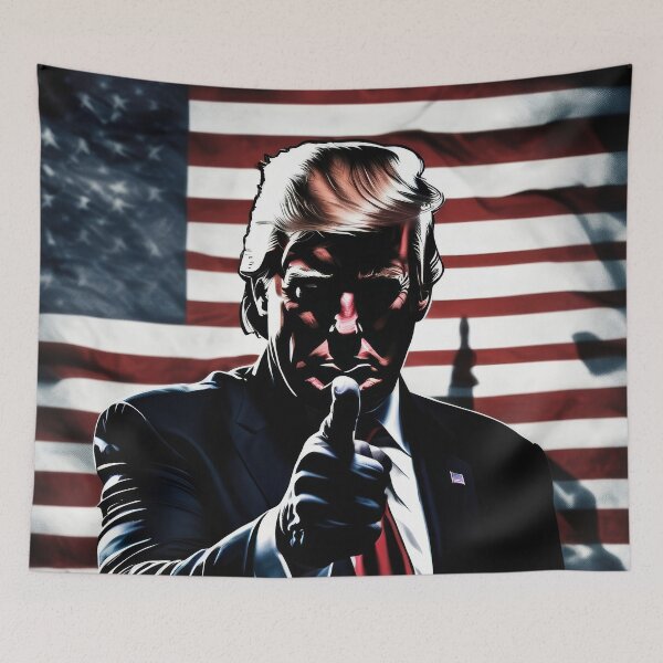Item preview, Defiant Patriot: Trump Points Forward designed and sold by ZipperDragon88.
