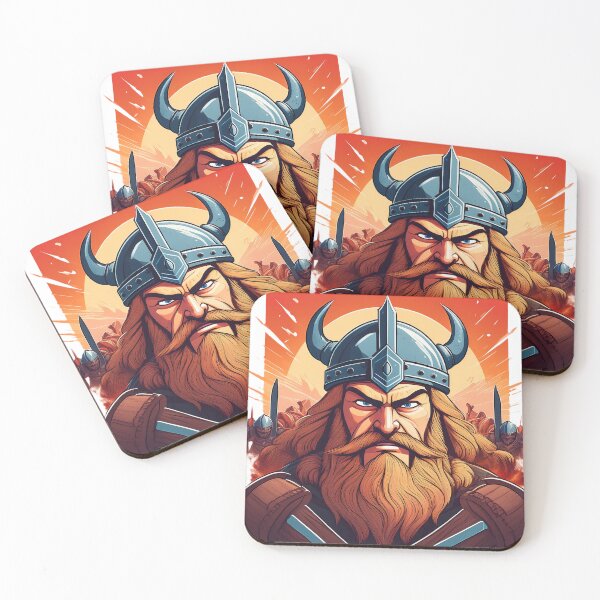 Item preview, An angry Viking on the battlefield designed and sold by Kubito.