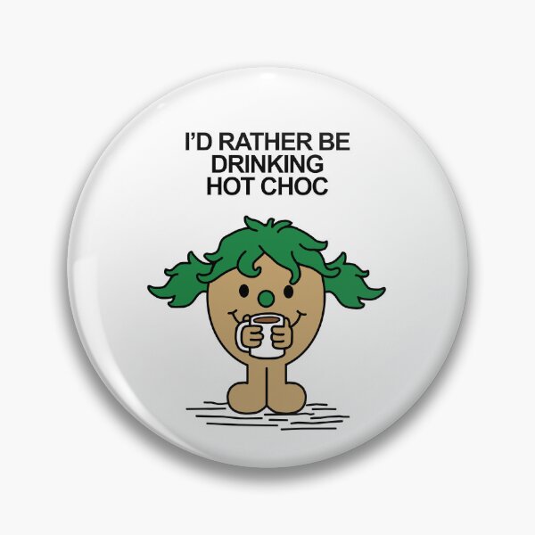 Item preview, Little Miss I'd rather be drinking hot choc hot chocolate designed and sold by Scat the cat.