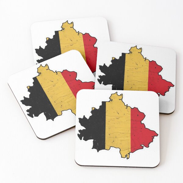 Item preview, Belgium Flag Map Sticker designed and sold by Jessica  art.