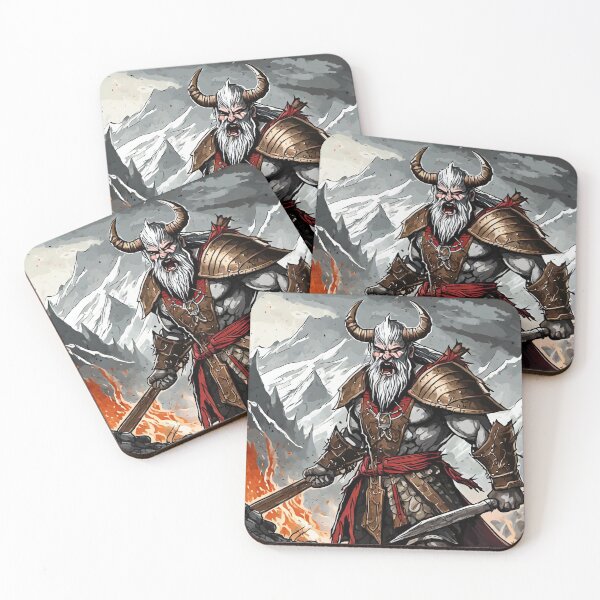 Item preview, An angry Viking on the battlefield designed and sold by Kubito.