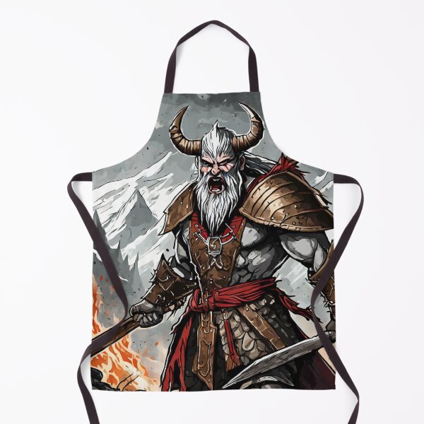Item preview, An angry Viking on the battlefield designed and sold by Kubito.