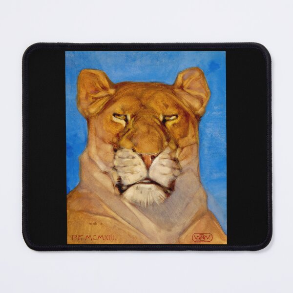 Item preview, Head Of A Lioness by Bernard Willem Wierink designed and sold by RocketshipRetro.
