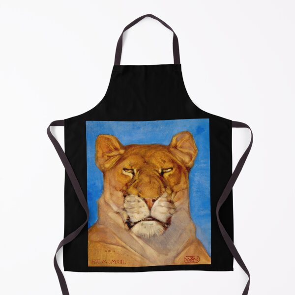 Item preview, Head Of A Lioness by Bernard Willem Wierink designed and sold by RocketshipRetro.