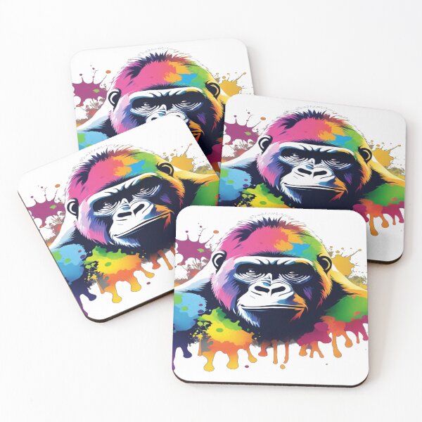 Item preview, Rainbow Gorilla designed and sold by The Print Collective.