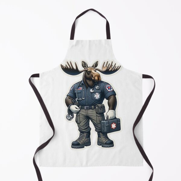 Item preview, Bull Moose as a rugged Paramedic designed and sold by BrinaandPops.