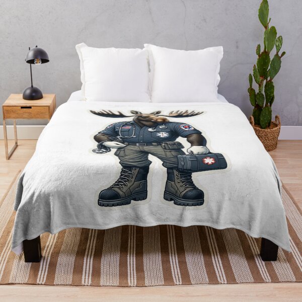 Item preview, Bull Moose as a rugged Paramedic designed and sold by BrinaandPops.