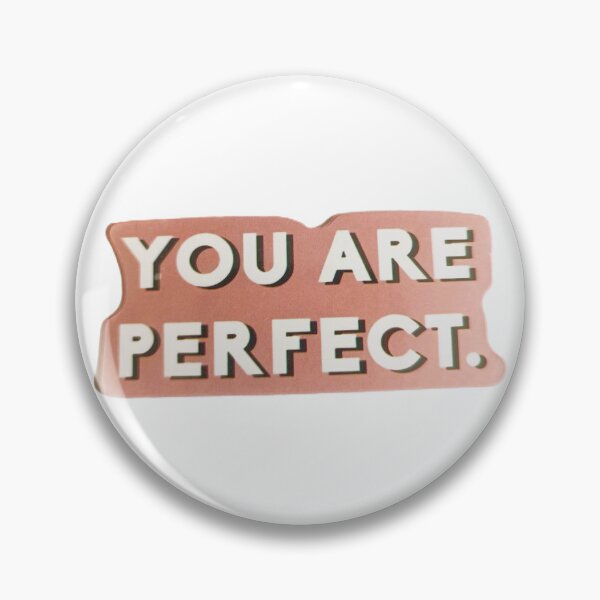 Item preview, You are Perfect, Good Vibes Sticker Motivation designed and sold by easteuromaps.