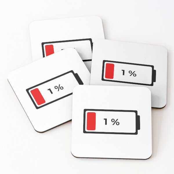 Item preview, 1% Battery - Low battery designed and sold by PanyaCreative.