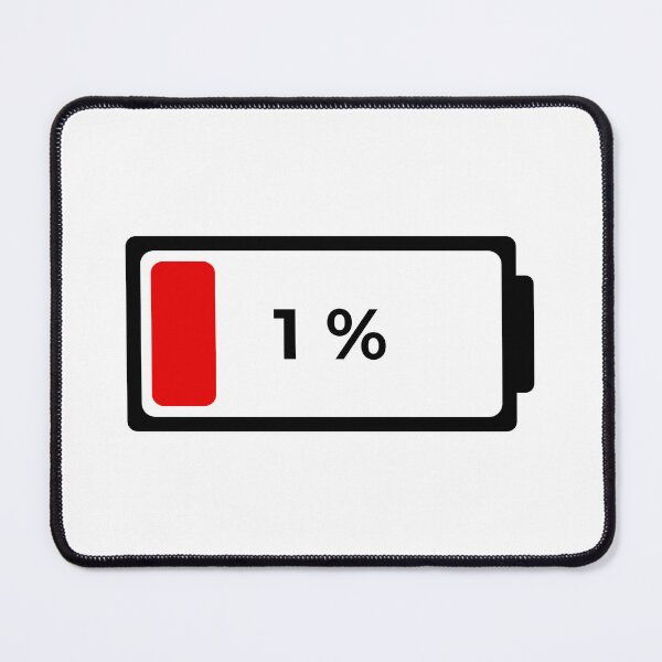 Item preview, 1% Battery - Low battery designed and sold by PanyaCreative.