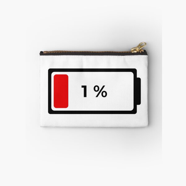 Item preview, 1% Battery - Low battery designed and sold by PanyaCreative.