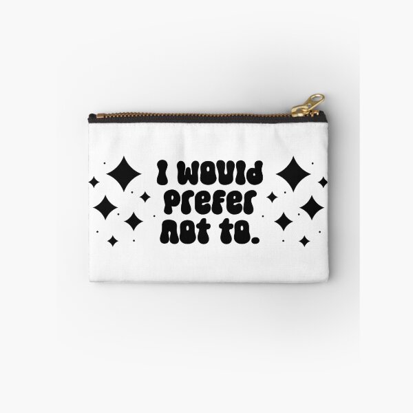 Item preview, I would prefer not to - modern text among stars designed and sold by EmeraldeaArt.