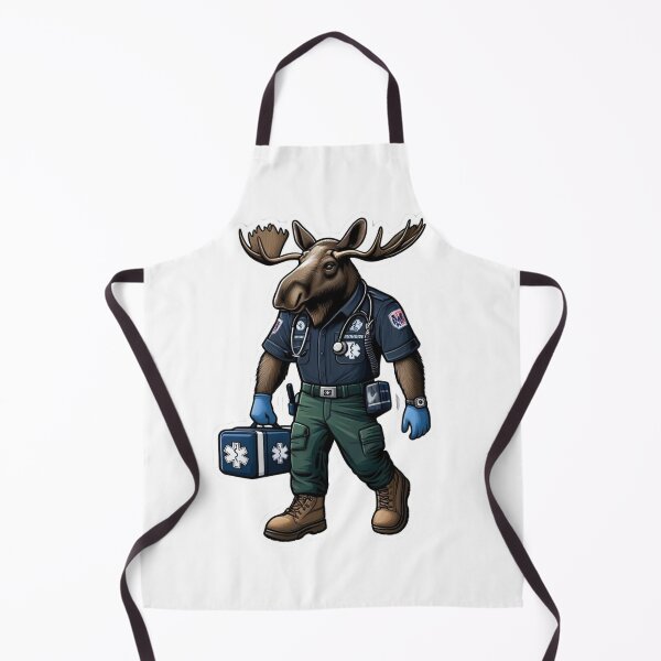 Item preview, Bull Moose as a rugged Paramedic designed and sold by BrinaandPops.