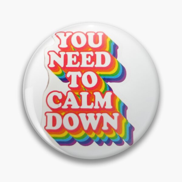 Item preview, You Need To Calm Down, Good Vibes, Sticker Motivation designed and sold by easteuromaps.