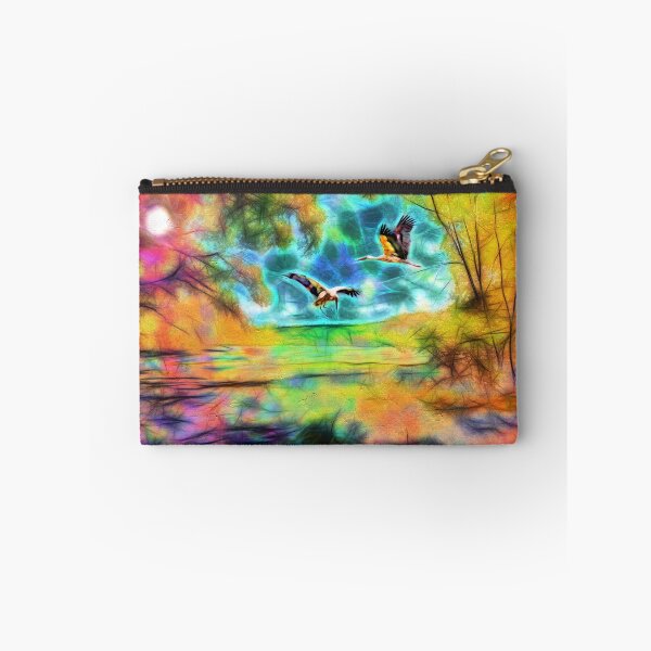 Item preview, Storks on the Meadow designed and sold by Daniel Janda.