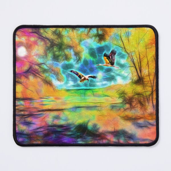Item preview, Storks on the Meadow designed and sold by Daniel Janda.