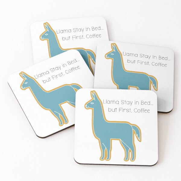 Item preview, Simple Blue Llama Silhouette - Modern Animal Art - Cafe designed and sold by Szymon Wangler.
