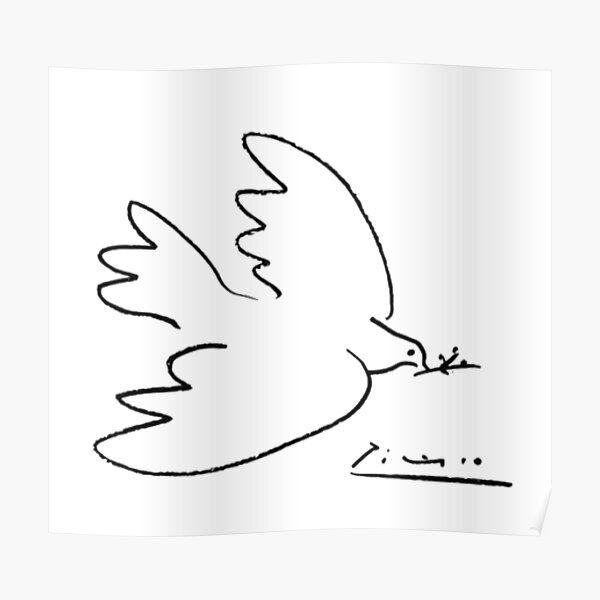 Picasso Peace Dove Poster