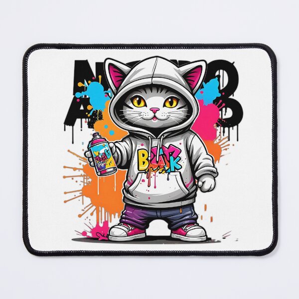 Item preview, Graffiti Cat - Street Art Feline designed and sold by Taans-Creation.