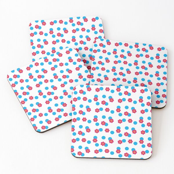 Item preview, Flower And Blue Dots designed and sold by BarelyDevi.