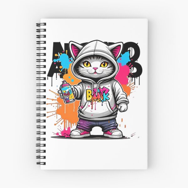 Item preview, Graffiti Cat - Street Art Feline designed and sold by Taans-Creation.