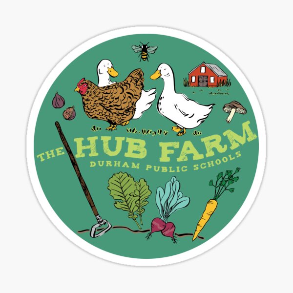 Vista previa del artículo con la obra «Logotipo de Hub Farm Barn - Color», diseñado y vendido por Friends of the Hub Farm.