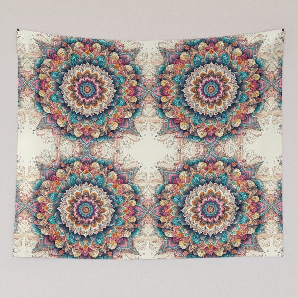 Item preview, Colorful Symmetrical Mandala designed and sold by yepshen.