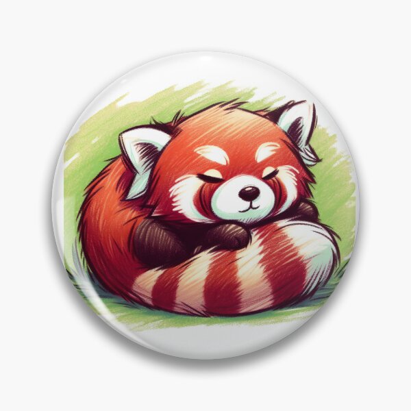 Item preview, Cute Red Panda Sleeping  designed and sold by svarupa.