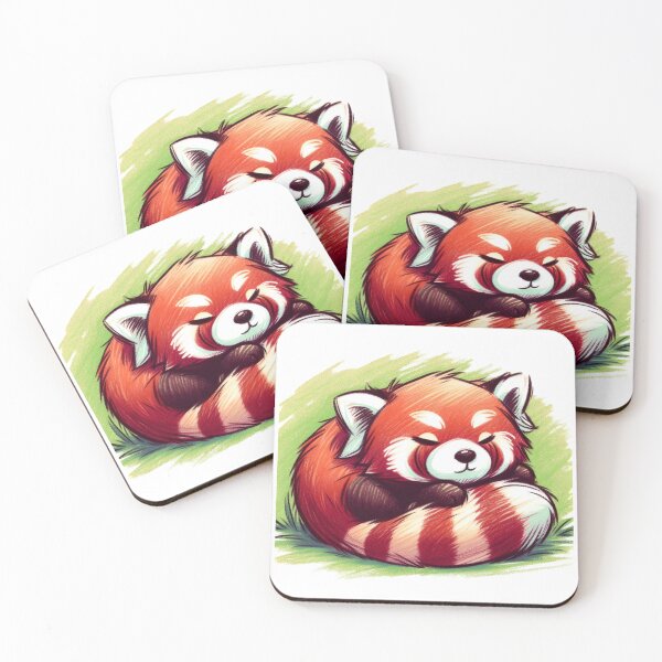Item preview, Cute Red Panda Sleeping  designed and sold by svarupa.