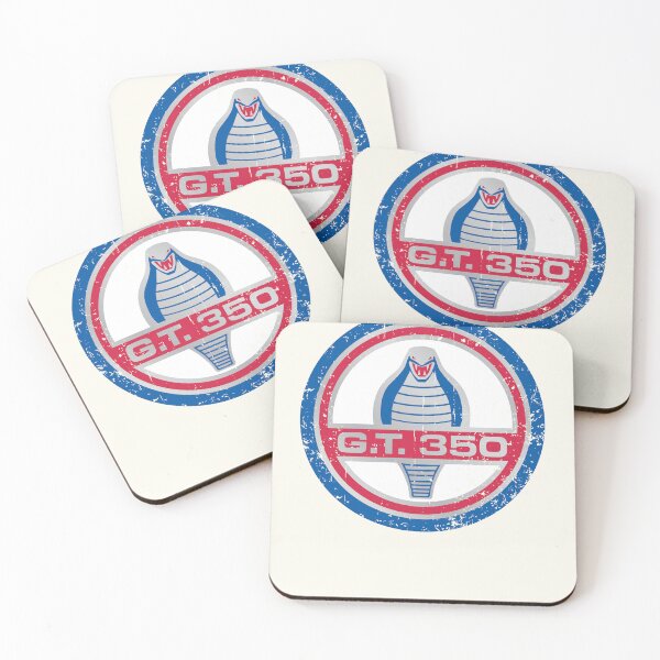 Item preview, Shelby GT 350 Mustang emblem (small print) - race worn distressed aged designed and sold by retropetrol.