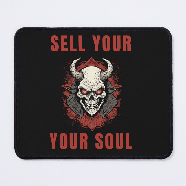 Item preview, sell your soul skull tattoo style designed and sold by La Loca.