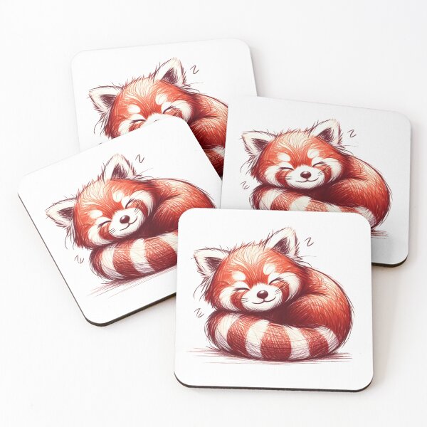 Item preview, Cute Red Panda Sleeping  designed and sold by svarupa.