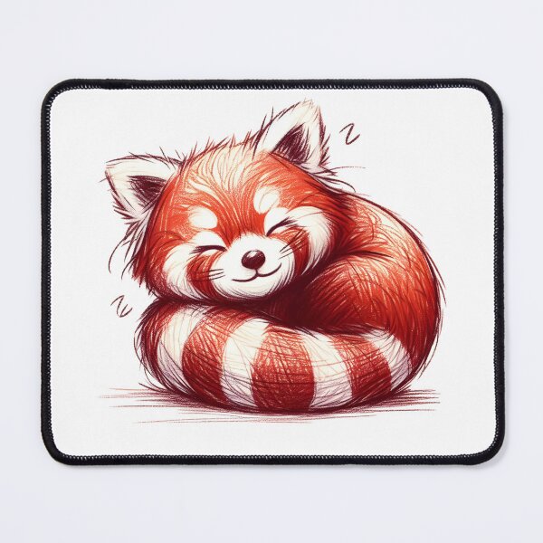 Item preview, Cute Red Panda Sleeping designed and sold by svarupa.