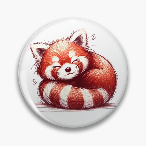 Item preview, Cute Red Panda Sleeping  designed and sold by svarupa.
