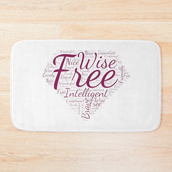 Item preview, Be Free, Be Wise - Inspiring Word Cloud designed and sold by FugitiveLJ27.