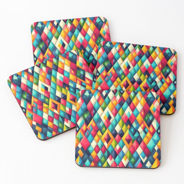 Item preview, Vibrant Harlequin Pattern: A Timeless and Playful Fabric Design designed and sold by Rui Fernandes.