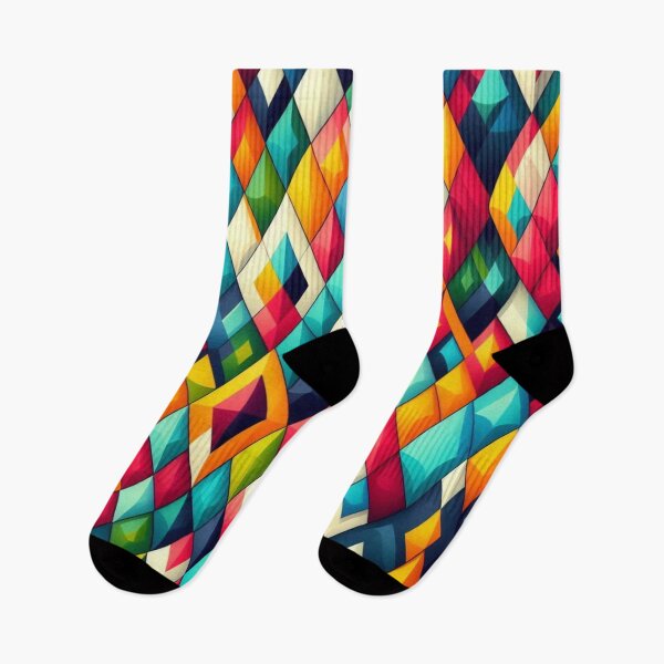 Item preview, Vibrant Harlequin Pattern: A Timeless and Playful Fabric Design designed and sold by Rui Fernandes.
