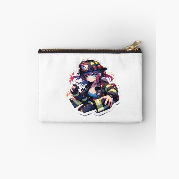 Item preview, Anime Style Female Firefighter designed and sold by BrinaandPops.