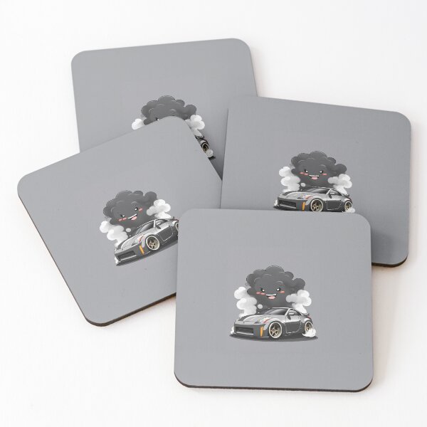 Item preview, nissan 350z drift with gray background designed and sold by kanjikoistudios.