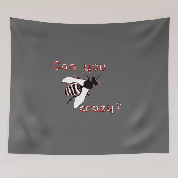 Item preview,  Can you be crazy insect illustration quirky design designed and sold by 4rpixs.
